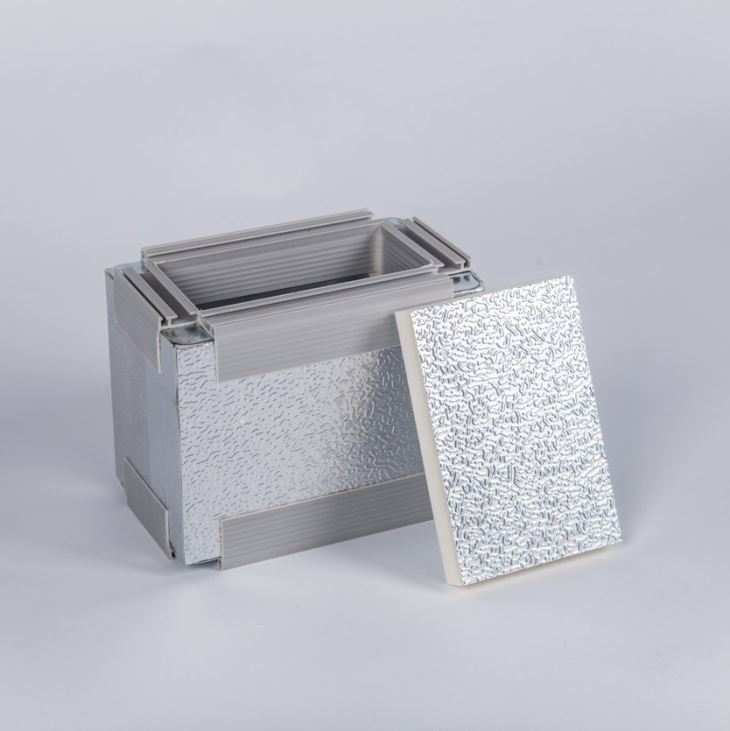 Polyisocyanurate (PIR) Foam Pre-Insulated Aluminum Duct Panel Polyisocyanurate (PIR) Foam Pre-Insulated Aluminum Duct Panel
