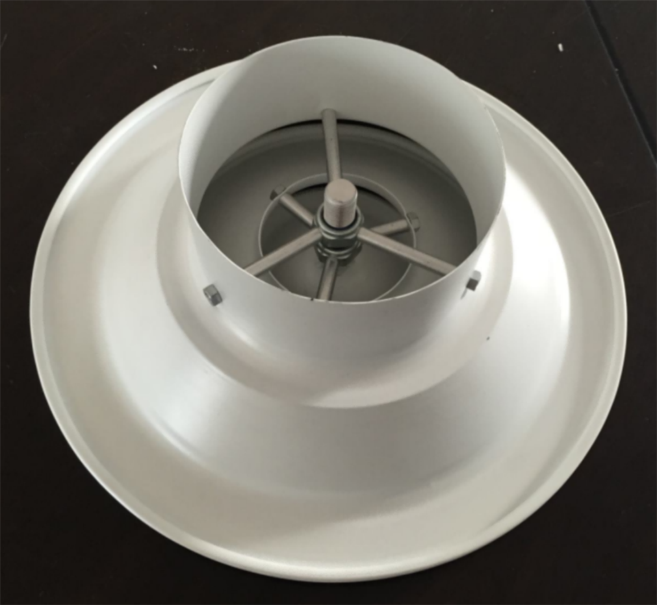 Round Ceiling Diffuser With Plastic Damper Round Grille Suppliers and ...